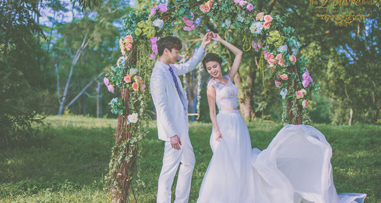 Eva & John Out-Door Wedding Shot